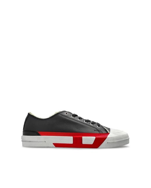 DIESEL Red Sports Shoes 'S-D-Verse Low 2' for men