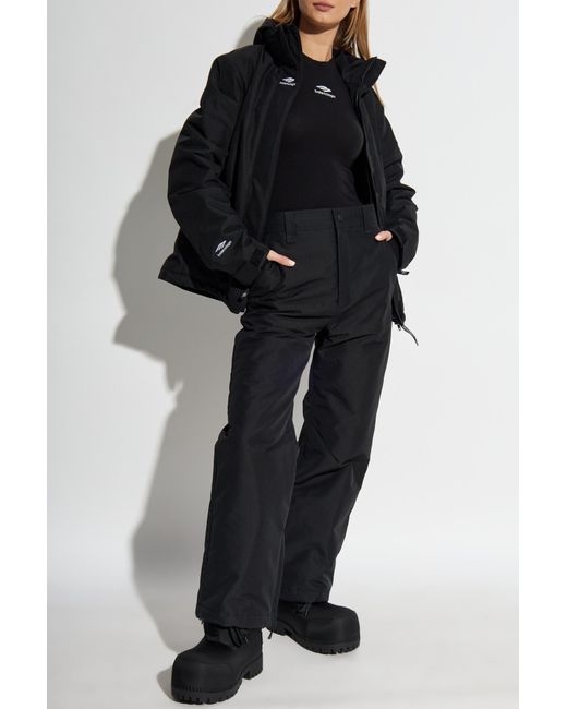 Balenciaga Black Padded Jacket From The Skiwear Collection