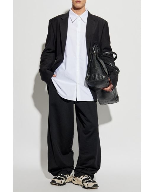 Balenciaga White Oversize Shirt for men