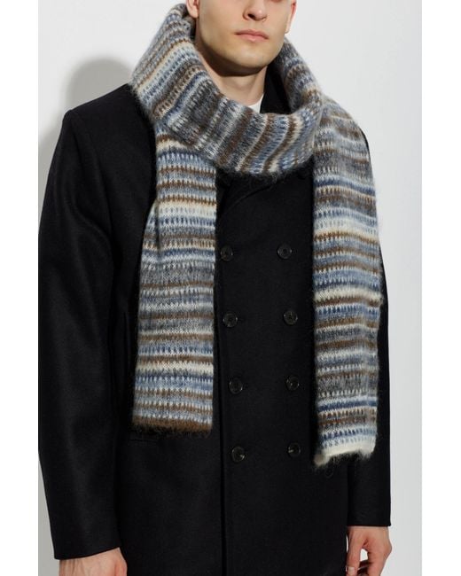 Isabel Marant Gray Scarf "Mouna" for men