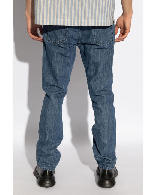 Etro Blue Straight-leg Jeans, for men