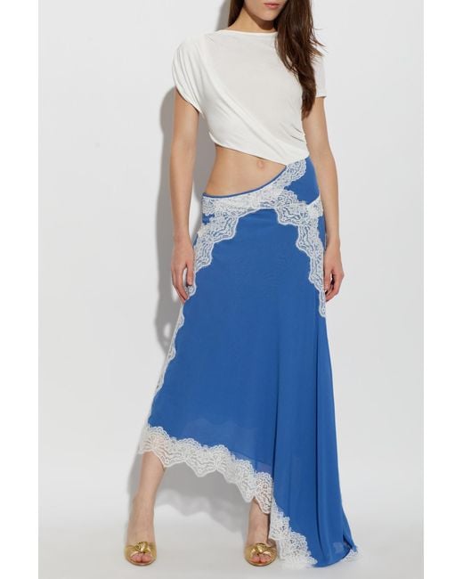 Christopher Esber Blue 'Verve Twisted Tee' Dress