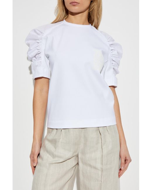Max Mara White Top Mantide