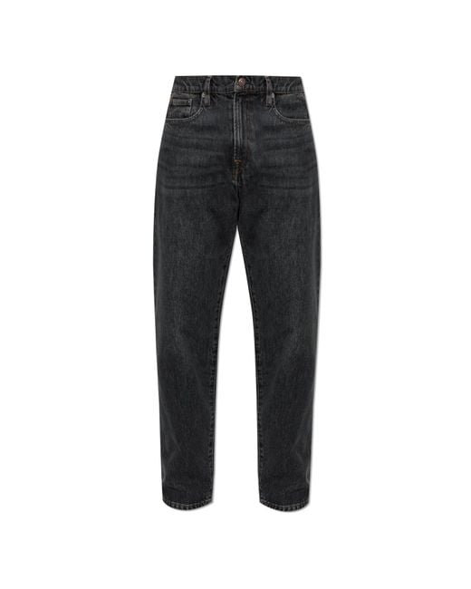 Paul Smith Black Straight-Leg Jeans for men