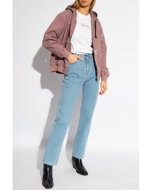 Carhartt Blue Jeans With Logo
