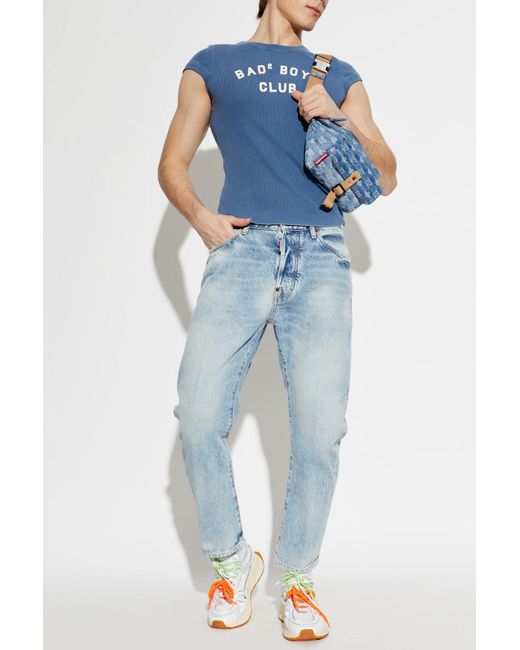 DSquared² White "Sprinter" Sports Shoes for men