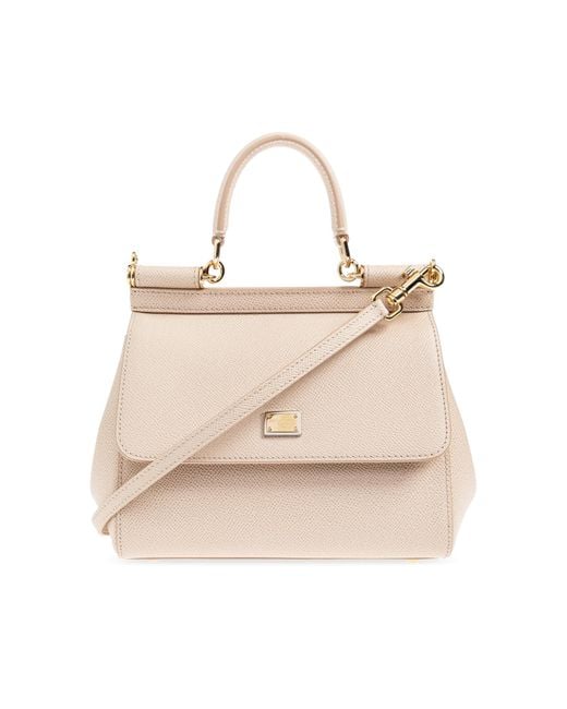 Dolce & Gabbana Natural Handbag 'Sicily Medium'
