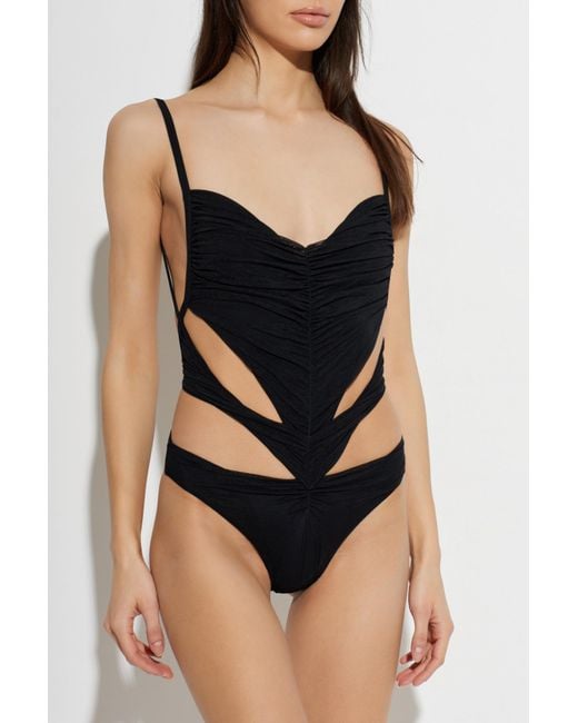 DSquared² Black One-Piece Swimsuit