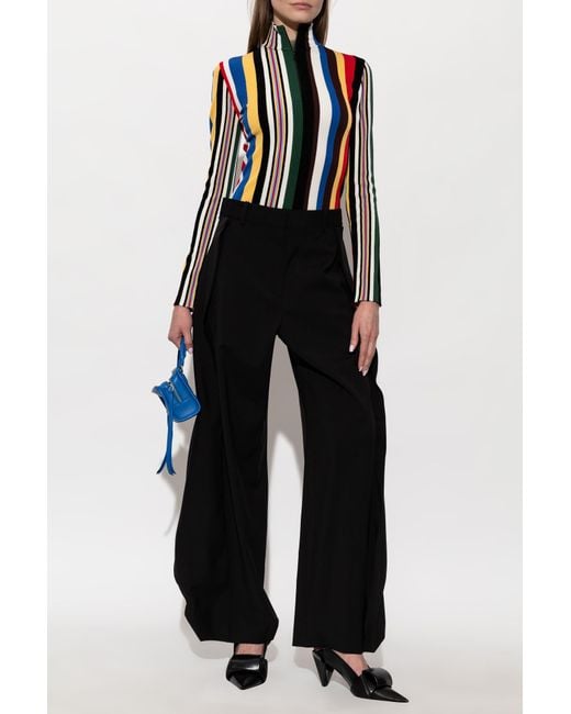 Loewe Black Top With A Turtleneck