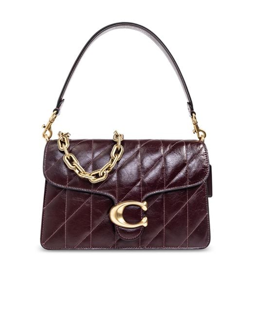 COACH Purple 'Tabby' Shoulder Bag