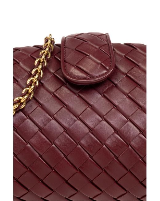 Bottega Veneta Red 'the Lauren 1980 Small' Shoulder Bag,