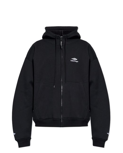 Balenciaga Black Hoodie From The 'Skiwear' Collection for men