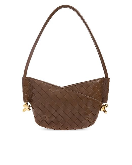 Bottega Veneta Blue Shoulder Bag 'Baby Solstice'