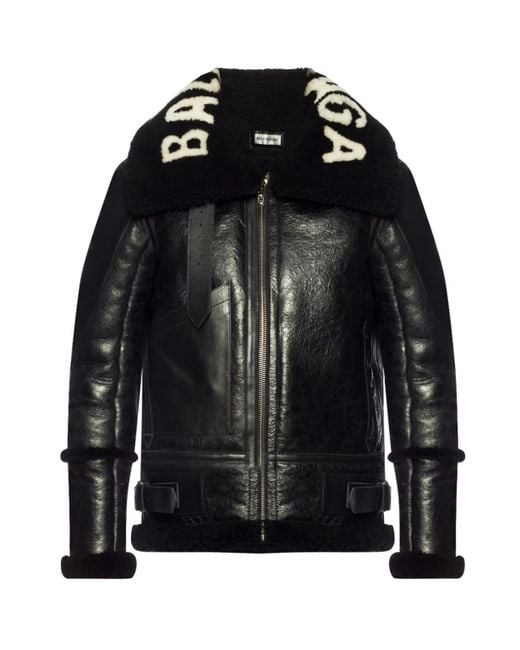 balenciaga jacket fur