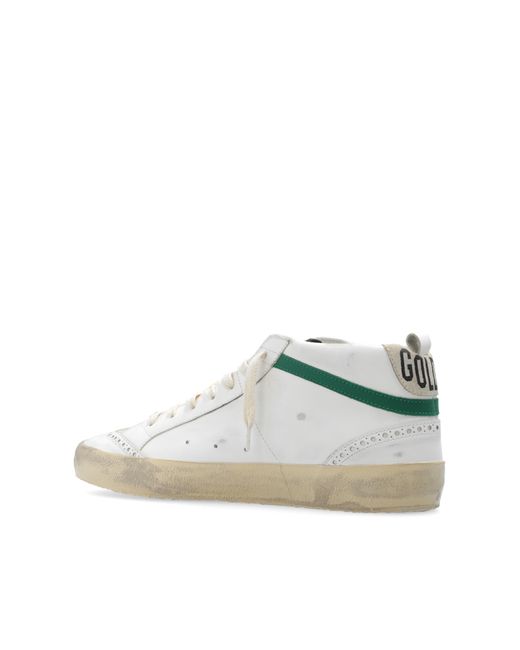 Golden Goose Deluxe Brand White 'mid Star Classic' High-top Sneakers, for men