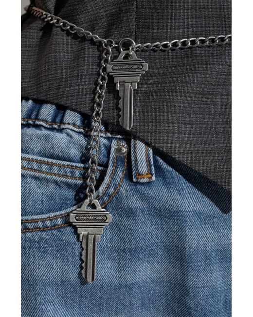 Alexander Wang Blue Wool Vest