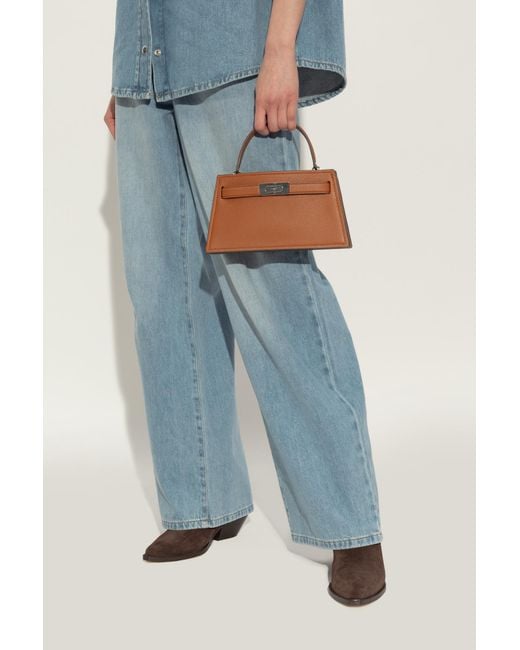 Tory Burch Brown Handbag 'Lee Radziwill Mini'
