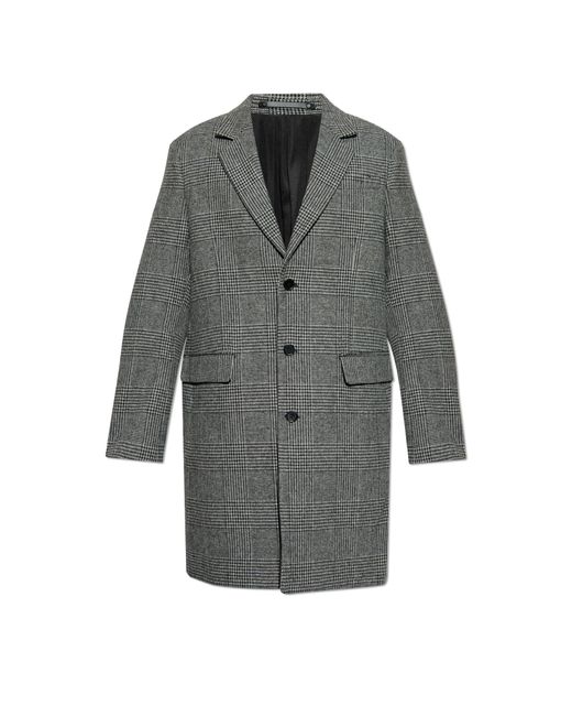 AllSaints Gray Coat Whitlock for men