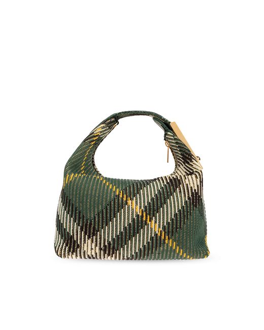 Burberry Green ‘Mini Peg Duffle’ Handbag