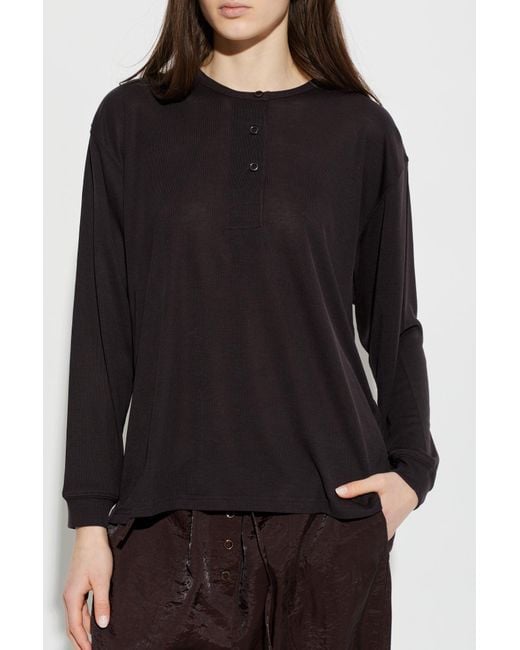 Studio Nicholson Black Top "Rutas"