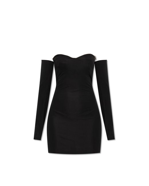 DSquared² Black Dress With Decorative Sleeves