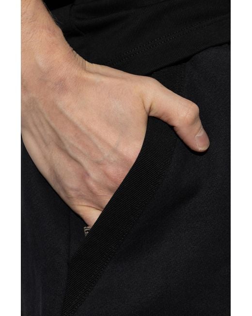 Amiri Black Cotton Shorts for men