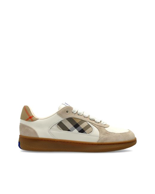 Burberry Brown 'New Terrace' Sports Shoes