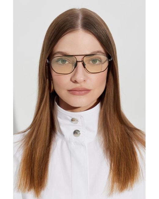 Linda Farrow Black 'Arden' Sunglasses
