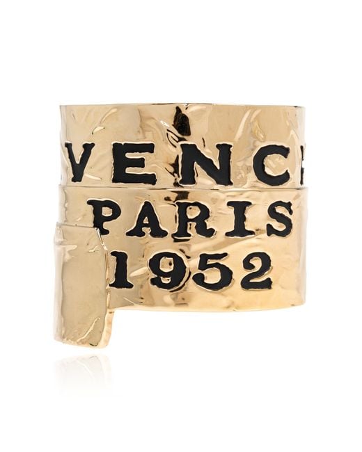 Givenchy Metallic Bracelet With Engraved Logo