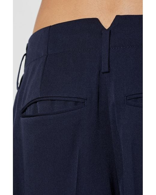 KENZO Blue Wool Trousers