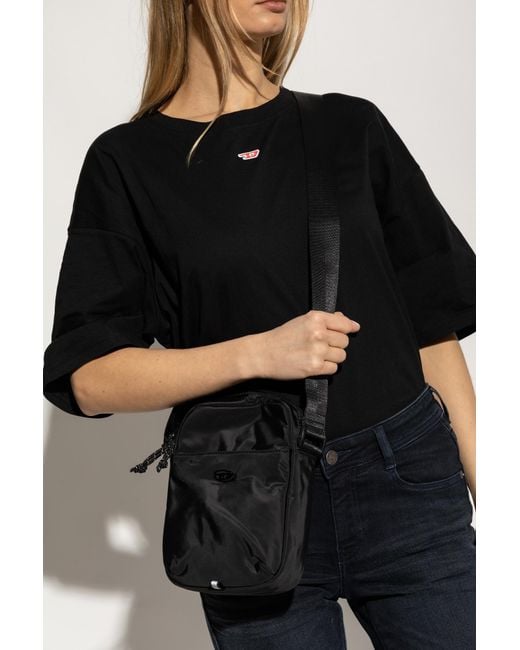 DIESEL Black Shoulder Bag D-Pack