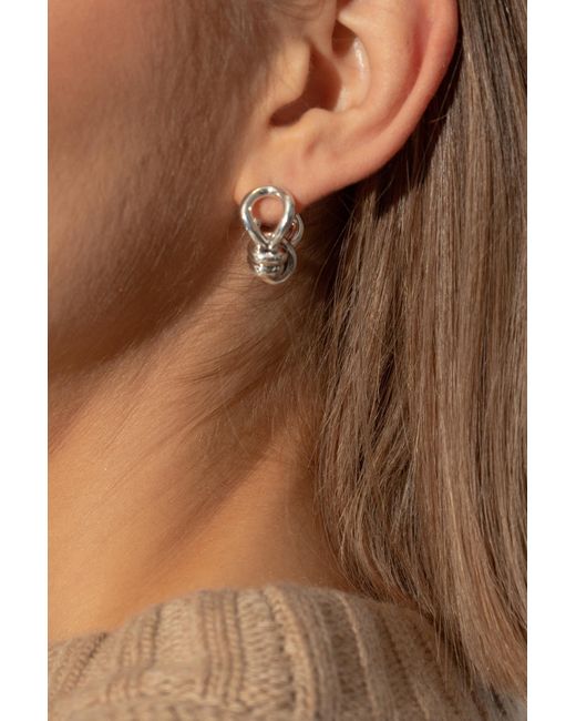 Bottega Veneta Brown Earrings