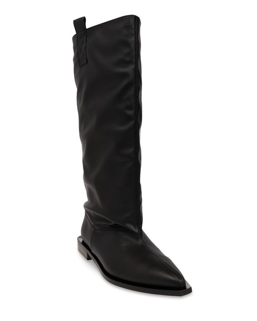 Ganni Black Slip-On Boots