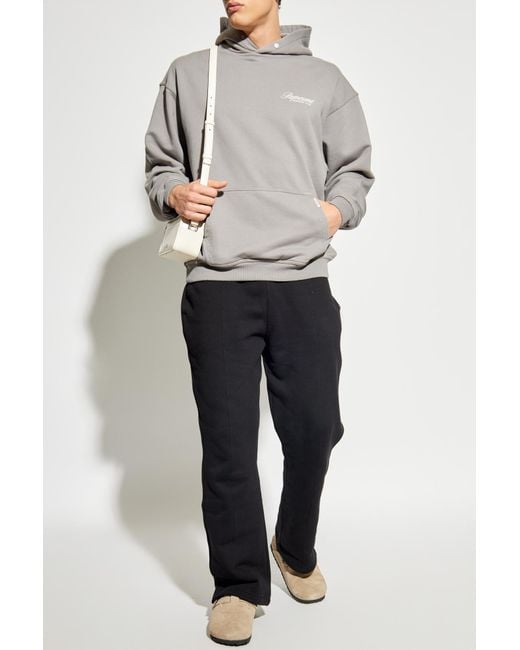 Represent Gray "Club Script" Sweatshirt for men