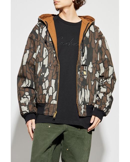 Carhartt Green Double-Sided "Active" Jacket for men