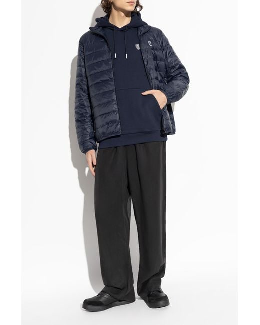 EA7 Blue Hoodie for men