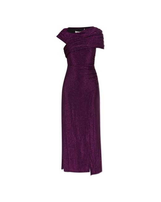 Diane von Furstenberg Purple Dress Agustin