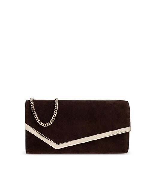 Jimmy Choo Black 'Emmie' Clutch