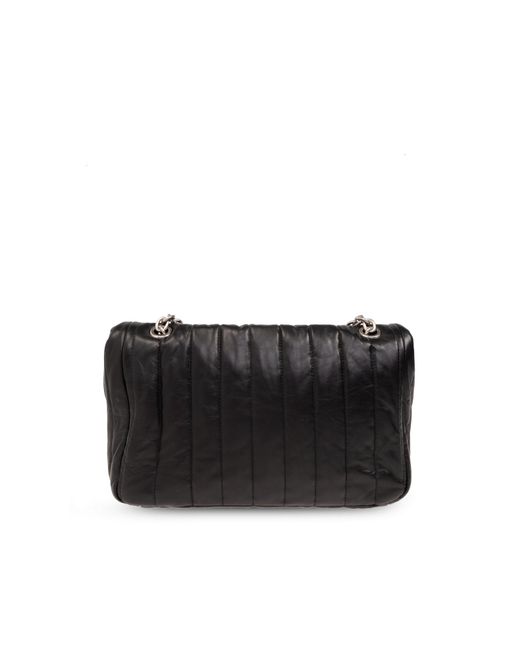 Balenciaga Black ‘Monaco S’ Shoulder Bag