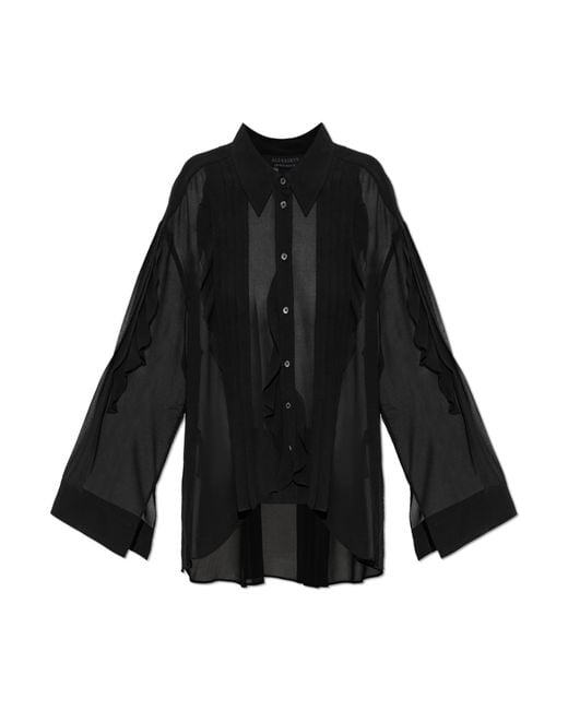 AllSaints Black 'Minna' Shirt