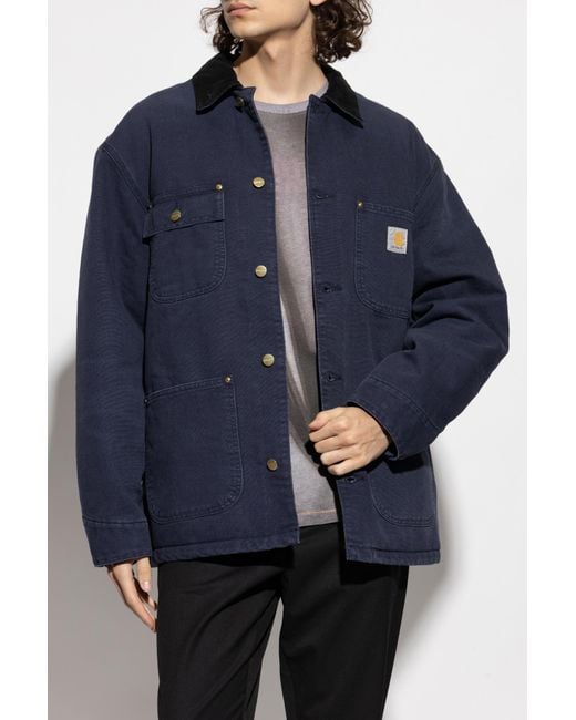 Carhartt Blue Insulated 'Chore' Jacket for men