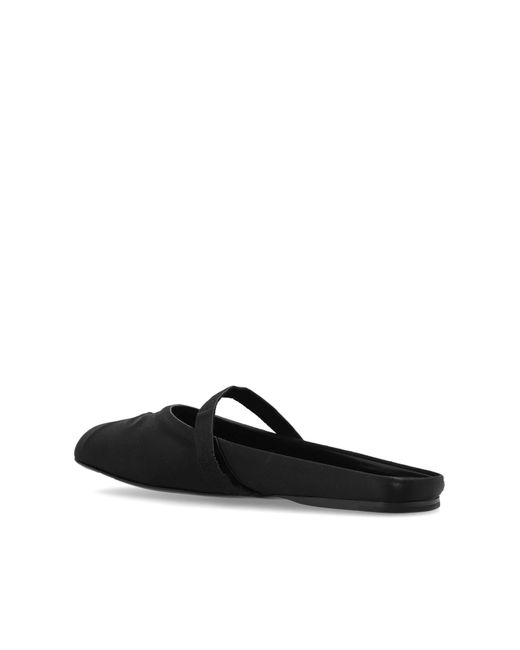 Marni Black Slides With A Bow