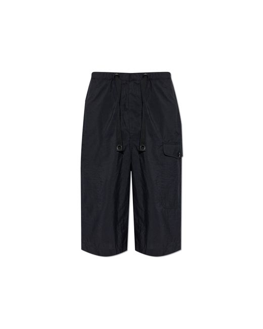 Lemaire Blue Shorts With Pockets for men
