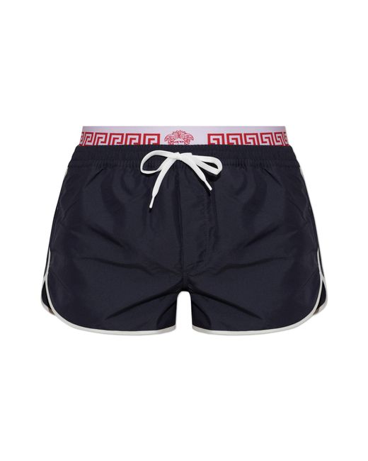 Versace Blue Swim Shorts for men