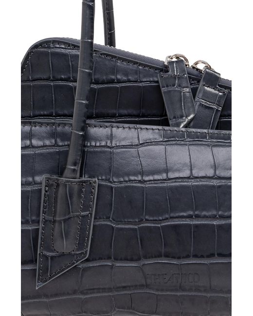 The Attico Black Handbag 'La Passeggiata Small'