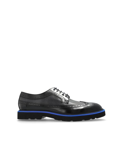 Paul Smith Black Leather Shoes for men