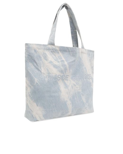 Samsøe & Samsøe Blue 'safrinka' Shopper Bag,