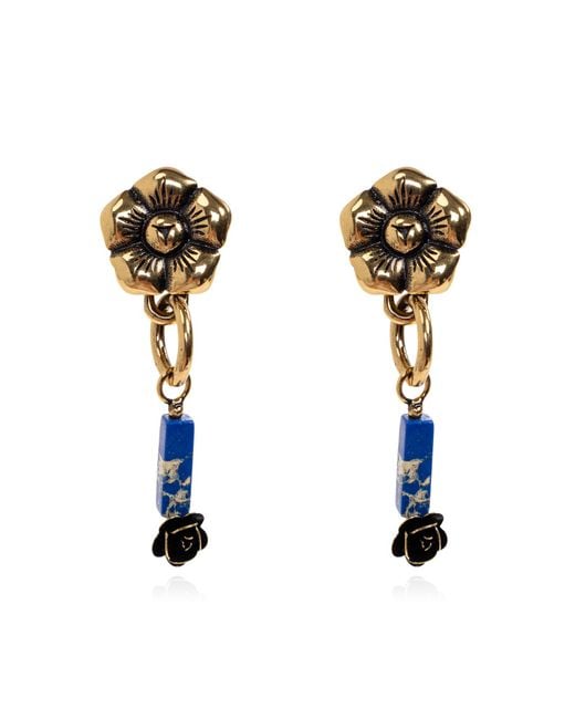 Etro Black Brass Earrings