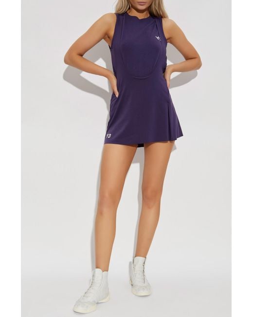 Y-3 Blue Jumpsuit From The "Tennis Us" Collection