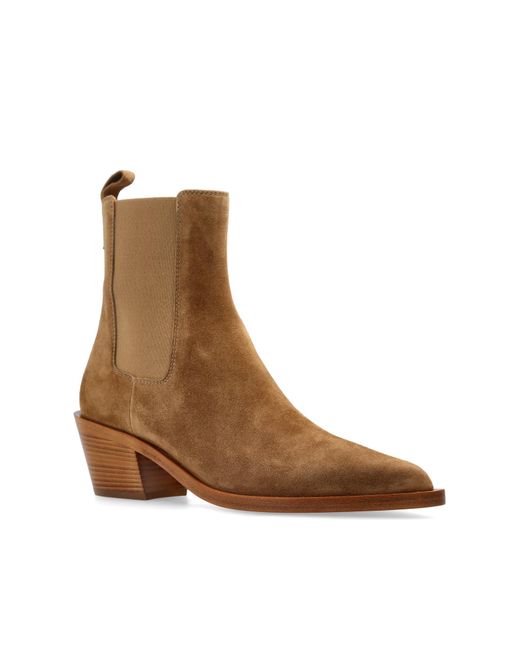 Gianvito Rossi Brown Heeled Ankle Boots Wylie